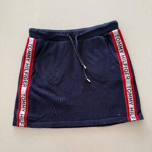 Tommy Hilfiger Drawstring Waist Skirt Logo Side